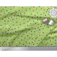 thumbnail image 3 of Soimoi Poly Georgette Fabric Dot & Triangle Geometric Print Fabric by The Yard 52 Inch Wide, 3 of 3