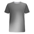 thumbnail image 4 of Plebaso Men's Fashion Tshirts Gradient Color Graphic Tee Shirts Casual Short Sleeve Printed Summer Tops, 4 of 5