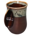 thumbnail image 1 of Clay in Motion Handwarmer Mug - Left Hand (Mocha), 1 of 3