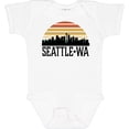 thumbnail image 3 of Inktastic Seattle Washington Skyline Sunset Boys or Girls Baby Bodysuit, 3 of 5
