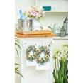 thumbnail image 3 of Butterfly Wreath Design Spring Theme Printed Flour Sack Kitchen Dishtowel, 3 of 6