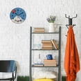 thumbnail image 4 of Yayeee 10" Wall Clock Battery Operated Quartz Round Silent Non-Ticking Home Decor, Snow Mountain, 4 of 6