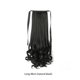 thumbnail image 4 of Minnieouse Peluca de cola de caballo, pelucas realistas de fibra de alta temperatura, peluquín rizado Artificial, resistente al calor, Invisible, sin Cuidado del cabello negro natural 48cm largo Minnieouse CE014651-01, 4 of 6
