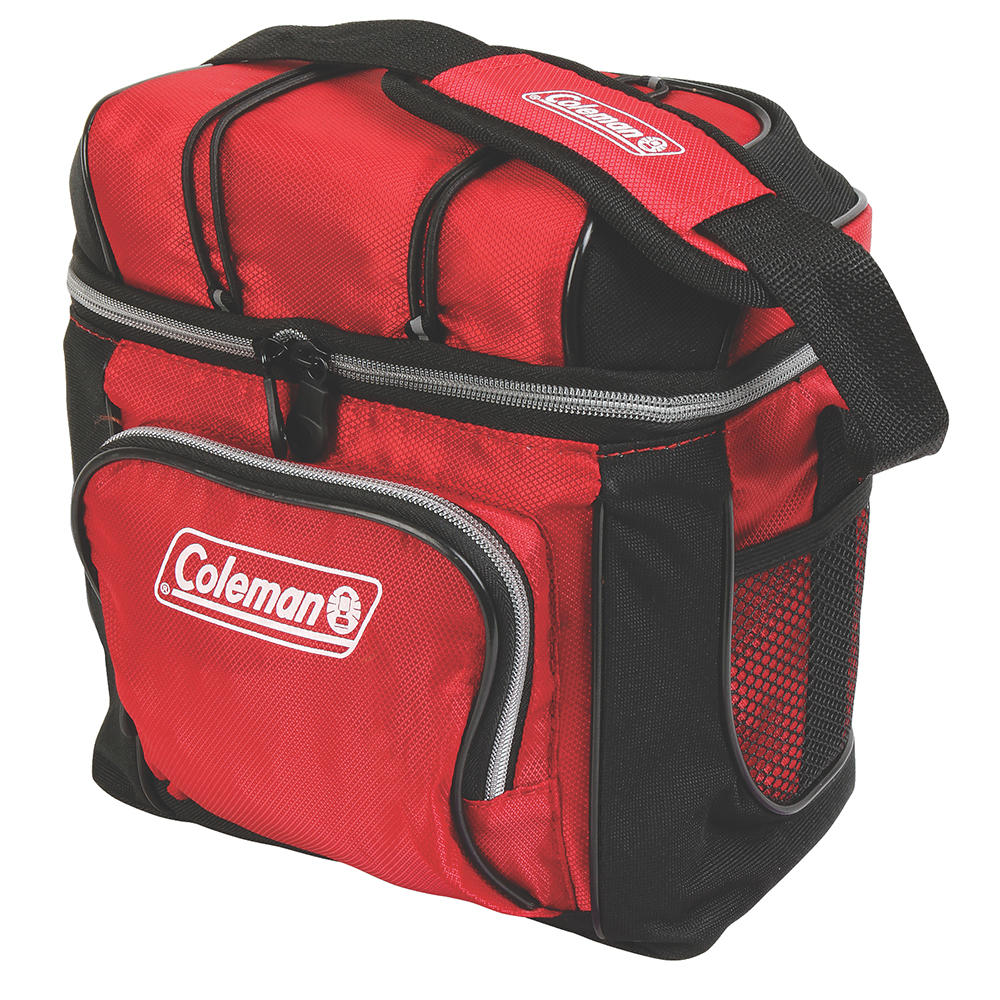 Coleman 9 Cans Soft-Sided Cooler, Red - image 2 of 5