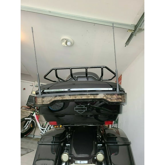 16" inch 2-pack Black Whip AM/FM/XM/CB Power Rod Radio Antennas Mast for HARLEY-DAVIDSON 1989-2022