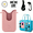 Blushing, variant on Silicone Phone Holder Compatible with Bogg Bag, Phone Case Holder Charms Accessory for All Bogg Bags and Beach Bag, Phone Holder Attachment for Beach Tote Bags, With 2Pcs Charms & 2Pcs Key Hooks