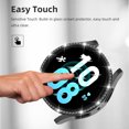 thumbnail image 6 of Elegant Choise for Samsung Galaxy Watch Diamond Bling Case Cover with Screen Protector 44mm, Black, 6 of 13