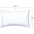 thumbnail image 2 of Hit Notion Throw Pillow Cozy Soft Microbead White: 1 Pc ~ Cover 12 x 20, 2 of 7
