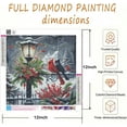 thumbnail image 4 of 5D Christmas Diamond Art Kits for Adults, Winter Cardinal Birds Diamond Painting for Adults Beginner, DIY Full Round Drill Paint with Diamond Dot Gem art kit for Home Wall Decor 12x12inch, 4 of 11