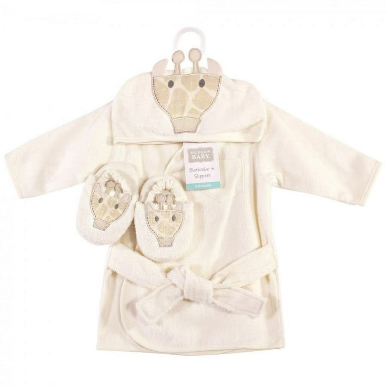 Baby housecoat and on sale slippers