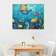 thumbnail image 2 of Nawypu  Underwater Submarine Stretched Canvas Wall Art, 2 of 4