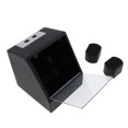 thumbnail image 3 of Caja de exhibición de almacenamiento de bobinadora de relojes de rotación automática de material cuero artificial 185x170x154mm Yinane Enrollador automático, 3 of 8