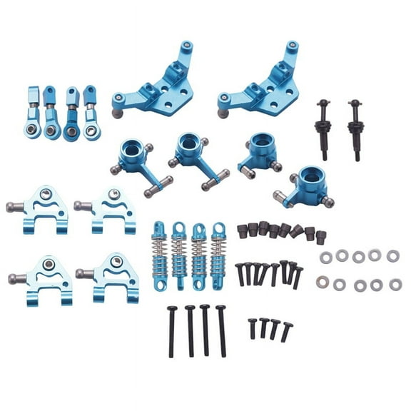 Metal Full Set Upgrade Parts for 1/28 K969 K979 K989 K999 P929 P939 Rc Car Parts,Blue