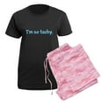 thumbnail image 5 of CafePress - Im So Tachy. Women's Dark Pajamas - Women's Short Sleeve Print T-Shirt and Pants Dark Cotton Pajama Set, 5 of 7