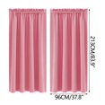 thumbnail image 3 of Room Darkening Sliding Heat Insulation Door Curtain, Patio Door Blind, Home Room Darkening Curtains for Villa/Hall, Slider Blinds for Bedroom, 1pc 37.8"x83.9", 3 of 3