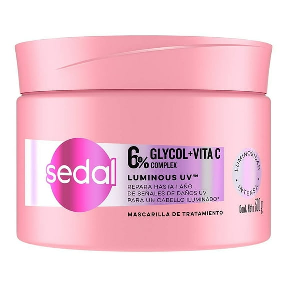 Mascarilla capilar Sedal Luminous UV 300 ml