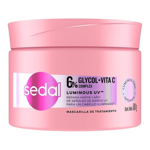 Mascarilla capilar Sedal Luminous UV 300 ml