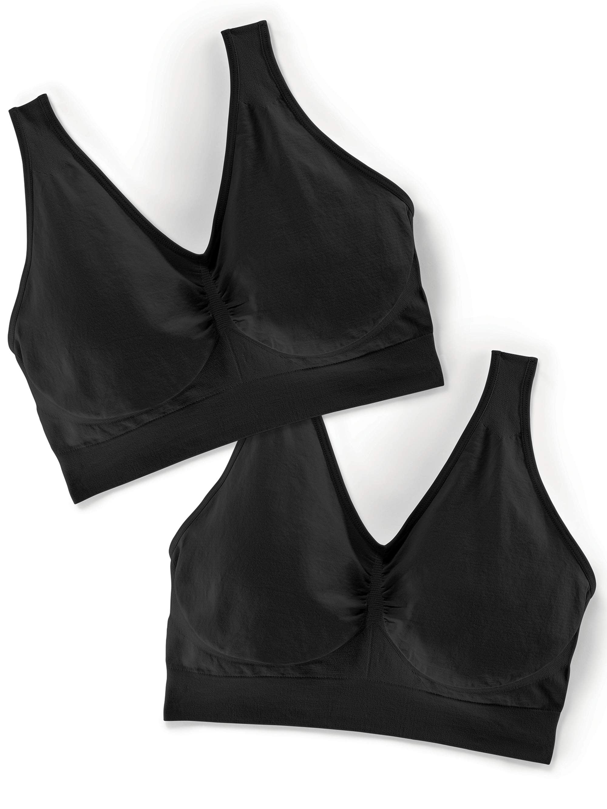 Just My Size Women's Pull Over Pure Comfort Bra 2Pack, Style MJP126