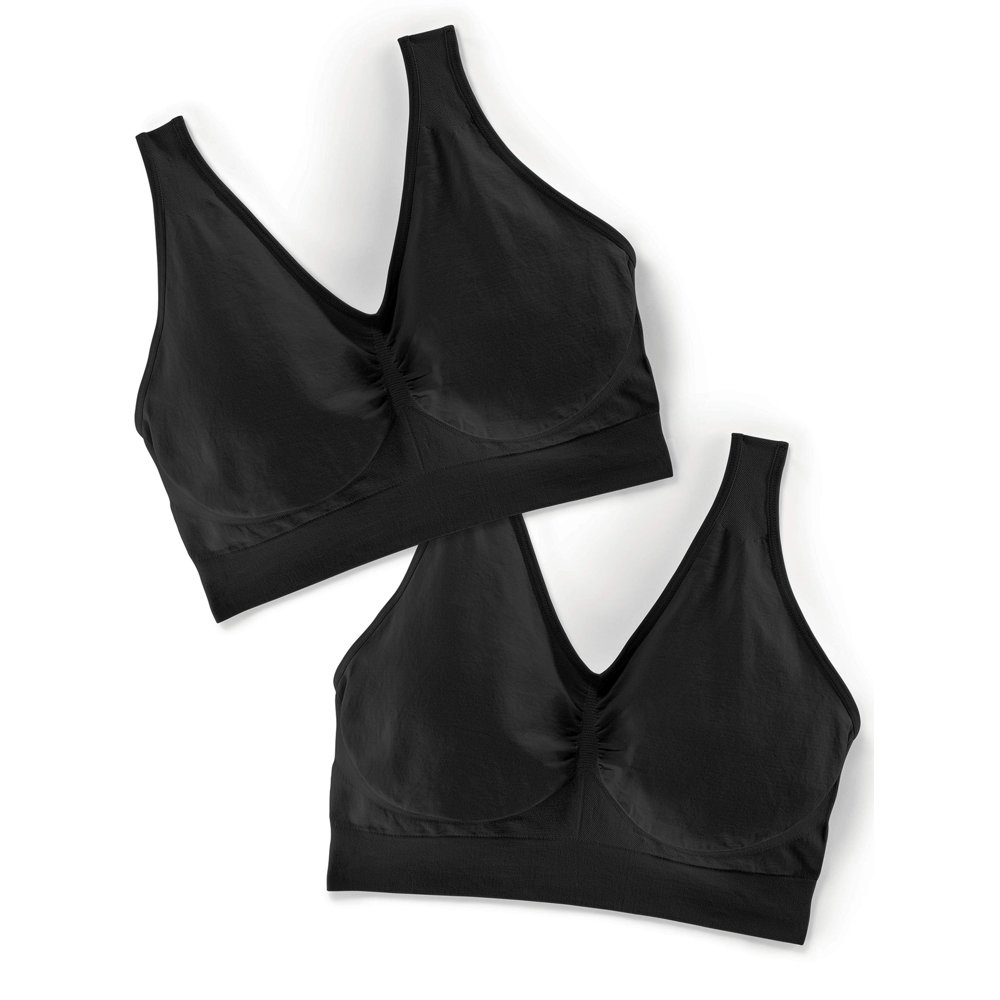 Just My Size Just My Size Women's Pull Over Pure Comfort Bra 2Pack