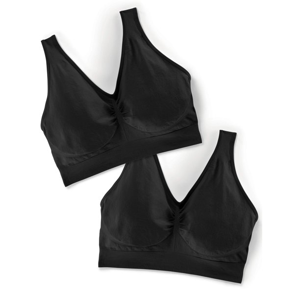 Just My Size Just My Size Women's Pull Over Pure Comfort Bra 2Pack