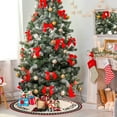 thumbnail image 6 of EWASWON Christmas Christmas Tree Skirt 48 Inch Plush with Shimmering Sequins - Festive Decor for Presents, Home & Office Holiday Decorations, Easy Install, 6 of 7