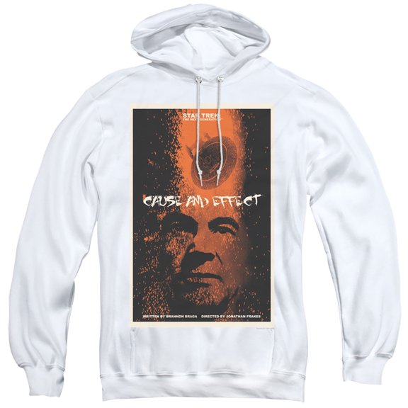 Star Trek Tng Season 5 Episode 18 Adult Pullover Hoodie Sweatshirt White