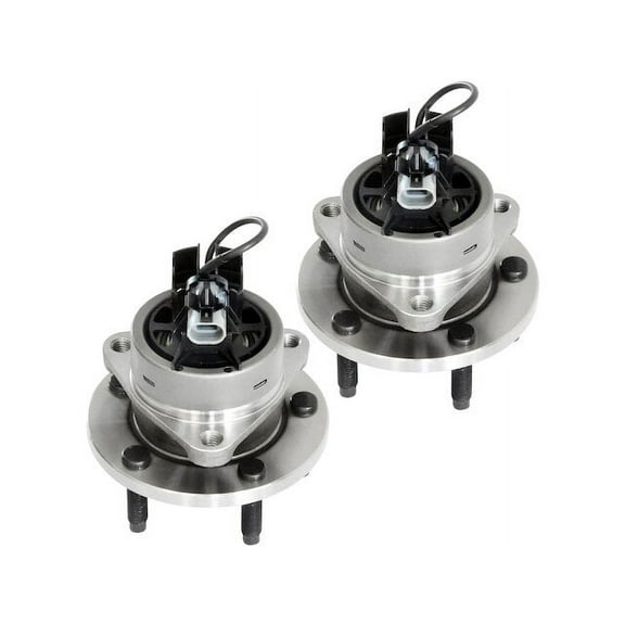 Front Wheel Hub Assembly Set of 2 - 5-Lug - Compatible with 2006 - 2011 Chevy HHR Naturally Aspirated with 4-Wheel ABS 2007 2008 2009 2010