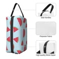 thumbnail image 5 of Uemuo Watermelon Pattern Portable Toiletry Bags with Handle, Waterproof travel Make up Bags for Women, Large Capacity Travel Cosmetic Bags, 5 of 9