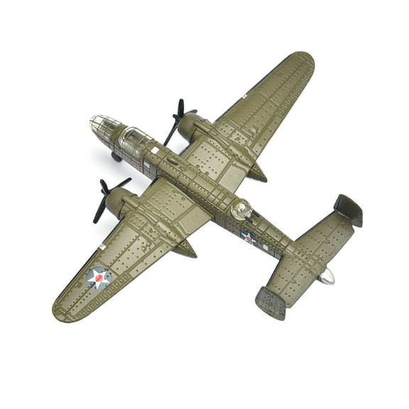 TAPDRA 1:200 Scale WWII US B-25 Mitchell Bomber Alloy Model Airplane 3.1in Length Collector Decor Father’s Day Gift