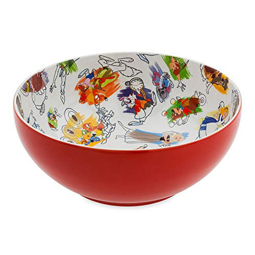 Vintage Disney Mickey Mouse Bowl x 3 Shallow Bowl And Plush 12
