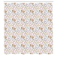 thumbnail image 2 of Ambesonne Fashion Shower Curtain, Lady Boots High Heels Art, 69"Wx70"L, Soft Pink Seafoam White, 2 of 4