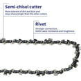 thumbnail image 6 of WUHUU 20" .325" Chainsaw Chains, 80 Drive Links, for Husqvarna Stihl Craftsman Jonsered (3 Pack), 6 of 7