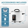 thumbnail image 3 of Aroma 20-Cup (Uncooked) / 40-Cup (Cooked) Commercial Rice Cooker and Warmer, 3 of 7