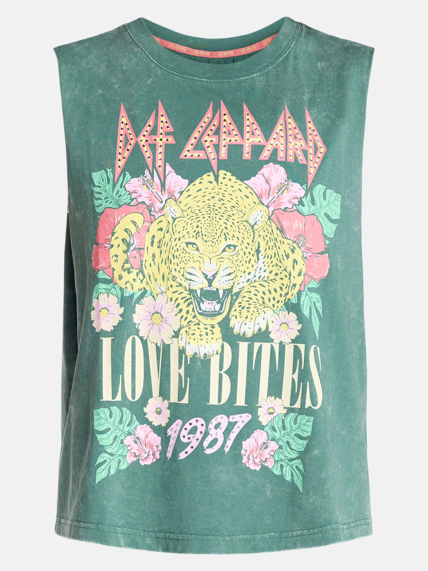 Def Leppard Women's Muscle Tank Top, Sizes XXS-XXL