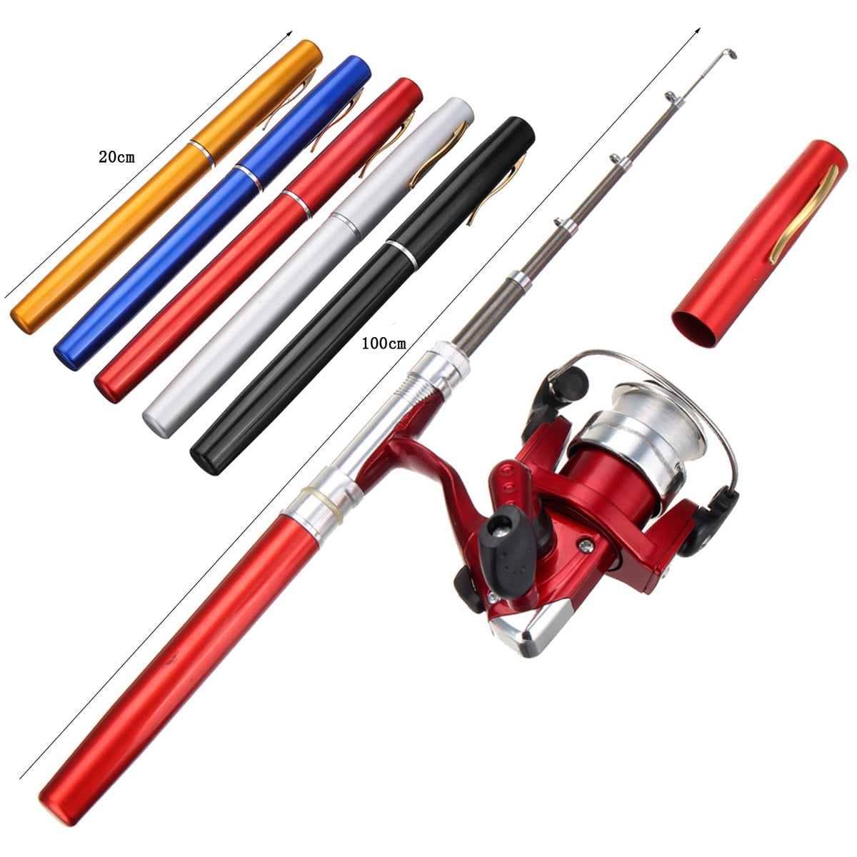 collapsible fishing pole walmart