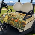thumbnail image 3 of Pzuqiu Sunflowers Golf Cart Seat Covers Portable Quilted Golf Cart Seat Covers, 4 Front Pockets Foldable Design Golf Cart Front Seat Covers, 3 of 9