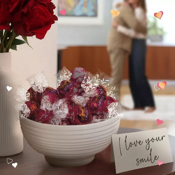 Lindt Lindor Cherry Vanilla Valentines Truffles, 2 Pack - Walmart