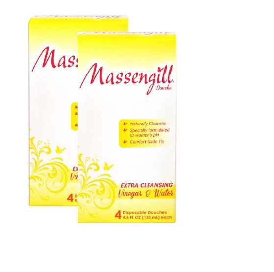 Massengill Extra Cleansing Vinegar And Water Disposable Douche 4.5 Oz