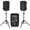 thumbnail image 1 of Pyle Stage & Studio Altavoz PA Bluetooth de 8 Pulgadas, Mezclador de Audio de 8 Canales, 1 of 7