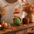 thumbnail image 5 of Scarecrow Plush Doll 1 Piece Sitting Male Decor for Halloween Fall Harvest Thanksgiving Indoor Tabletop Home Porch Harvest Season Holiday Decoration Gift, 5 of 7