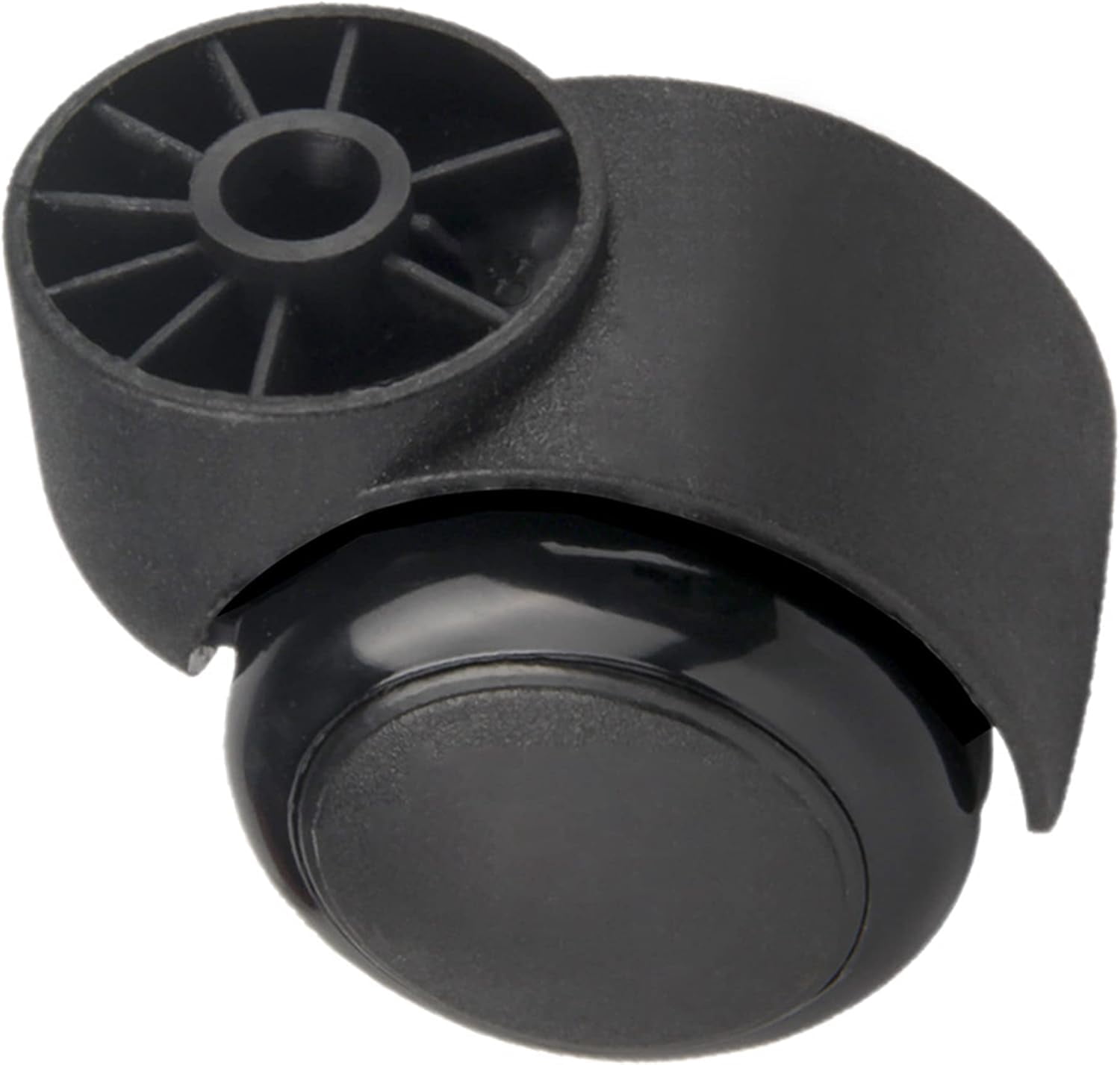 2 Inch Black Silent Stemless Caster - Replacement Chair Wheels For Office Chairs - Furniture Casters - 5pcs