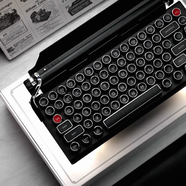 QWERKYWRITER® S Retro Computer Wireless Bluetooth Typewriter