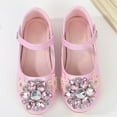 thumbnail image 7 of Dreamtale New Jelly Mary Jane Shoes Cosplay Frozen Elsa Anna Cinderella Princess Shoes for Kid(Snowflake Shiny Pink,13.5 M US Little Kid), 7 of 7