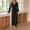 Black, variant on Jumpsuit for Women Dressy Mesh Long Sleeve Wrap V-Neck Business Casual formal Jumpsuits Wide Leg Pants office Romper