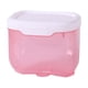 thumbnail image 3 of Caja de almacenamiento de pañuelos faciales con soporte para papel de pared, autoadhesiva Rosa, 3 of 9