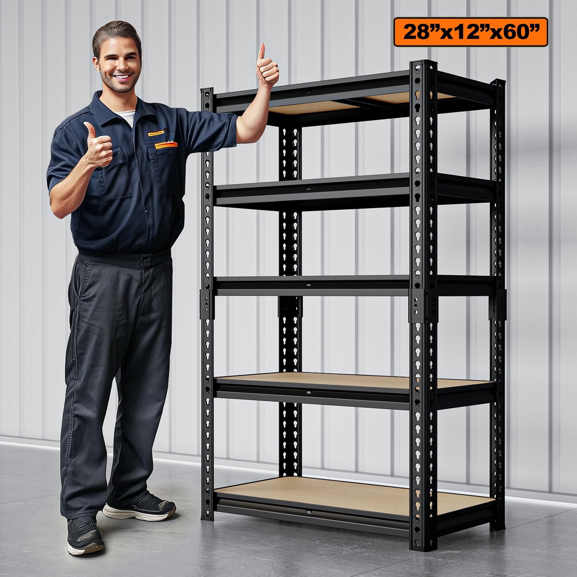 Rubbermaid 1784367 47.5-Inch Upright with Gripper Shelf - Quantity