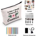 thumbnail image 4 of Counselor Gift It Takes A Special Person to Be A Counselor Makeup Bag School Counselor Gift Counselor Graduation Gift, 4 of 5