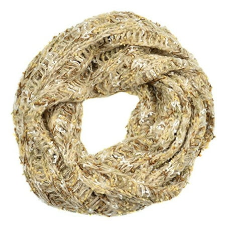 Sassy Scarves Women's Mixed Yarn Multi Color Loop Infinity Scarf (Best Yarn For Infinity Scarf)