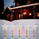 thumbnail image 4 of Luces Navideñas de Suelo con Forma de Pentagrama, Diseño de Copo de Nieve con Energía Solar, Luz Led Blanca Cálida, Decoración para Exteriores, Iluminación Festiva de Invierno, Fácil Instalación, Tam, 4 of 6