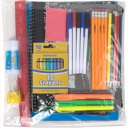 Trailmaker School Supplies Kit 45 Piece School Supply Kit Grades K-12 – Back to School Essentials Includes Folders Notebooks Pencils Pens and Much More!